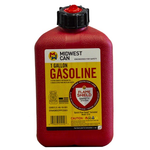 Midwest Can 1210 1 Gal FMD Gas Can for sale online 