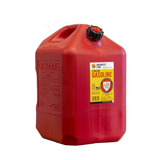 Midwest Can Safe-Flo Gasoline Container 6gal 6610 for sale online 