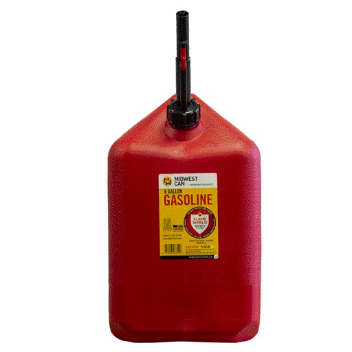 6610 for sale online Midwest Can Safe-Flo Gasoline Container 6gal 