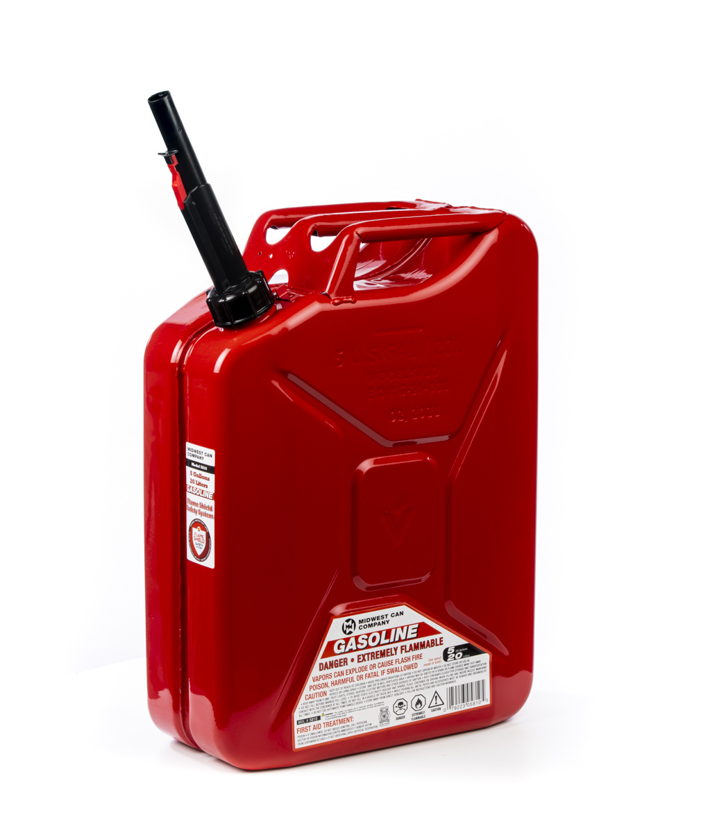 Goplus 20 Liter (5 Gallon) Jerry Fuel Can with Flexible Spout