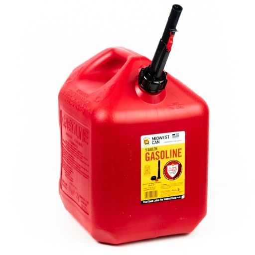 4 Pack Midwest Can Company 5 Gallon Diesel Can Fuel Container w/ Auto Shut Off 